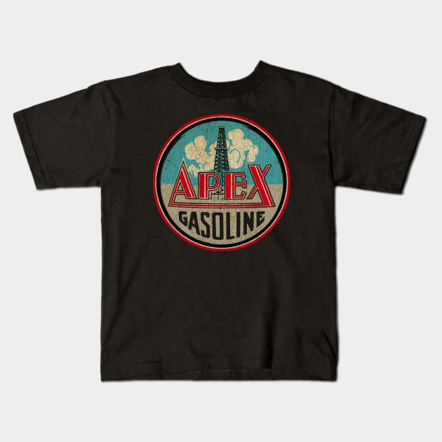 Apex Gasoline Kids T-Shirt by Midcenturydave